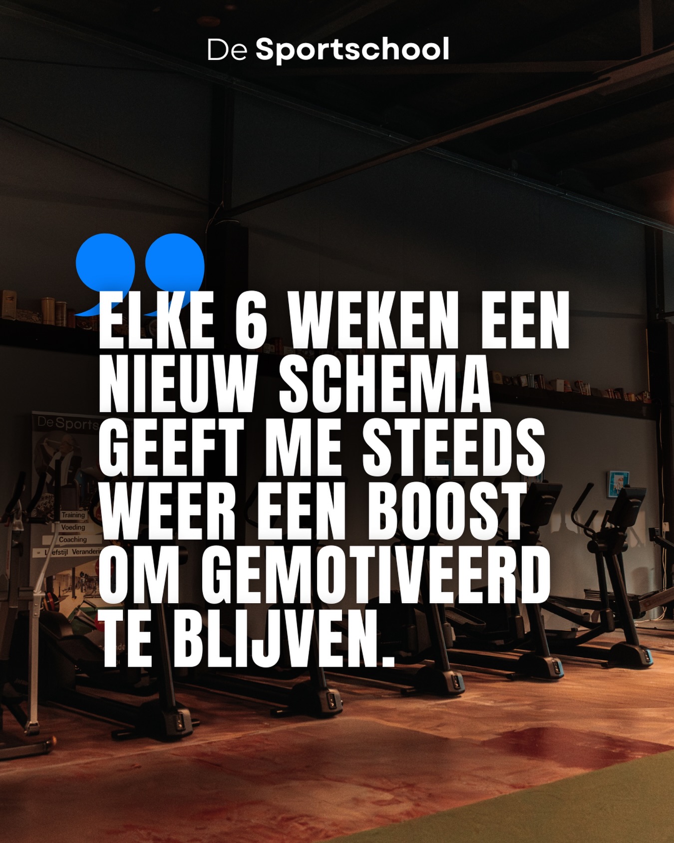 Krachttraining saai? Dat hoeft helemaal niet! Wist je dat onze sporters elke 6 weken een nieuw persoonlijk trainingsprogramma kunnen krijgen om mee te werken? Zo houden we het sporten leuk, doelgericht, uitdagend en afwisselend!

#altijdbegeleiding #fitness #trainingsschema #emmen