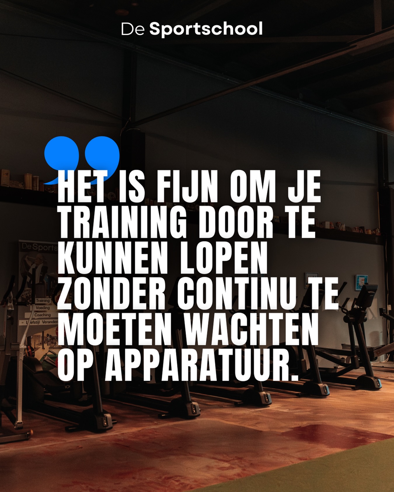 Lang wachten op apparaten? Niet bij De Sportschool. Bij ons train je lekker efficiënt door. Van populaire apparaten zoals de lat pulldown, pec fly en leg extension hebben we er meerdere staan, zodat je bijna altijd direct verder kunt met je training. Is jouw favoriete apparaat toch even bezet? Vraag gerust of je tijdens de rustmomenten kunt meedraaien.

#emmen #altijdbegeleiding #krachttraining
