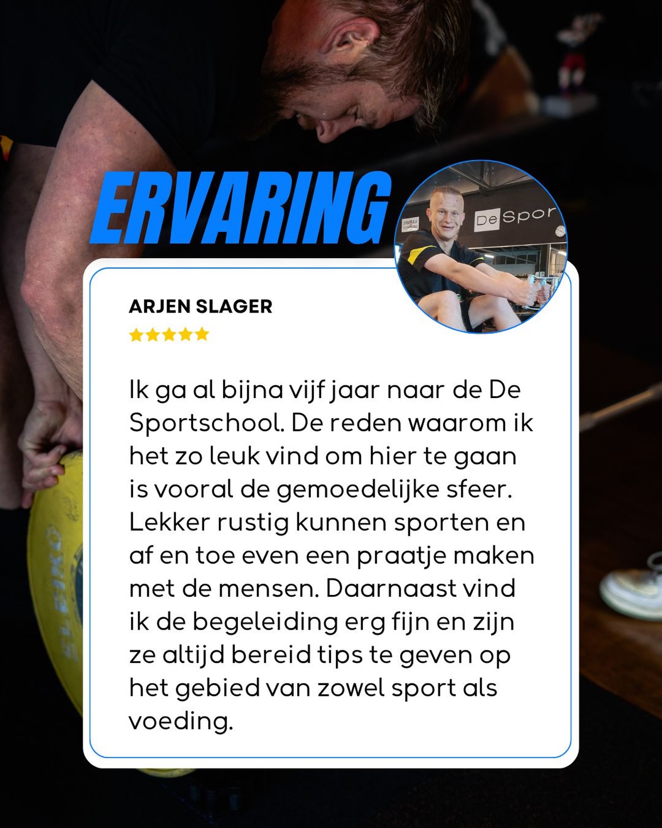 Arjen over zijn ervaring bij De Sportschool!

#emmen #altijdbegeleiding #desportschool
