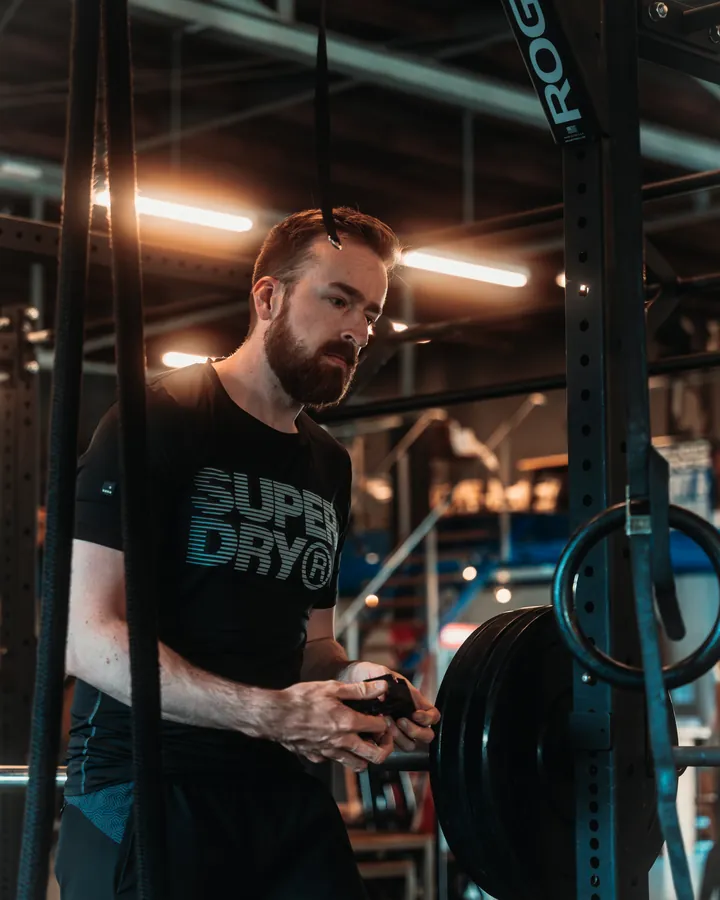 Olaf Velleman traint bij De Sportschool in Emmen